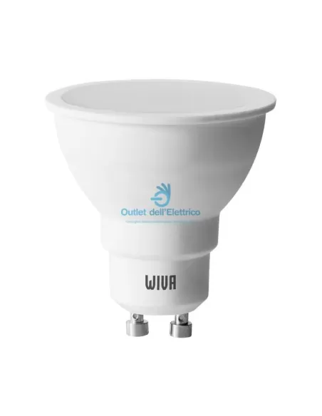 Wiva 12100267 Led spot gu10 6w 6k 100 white